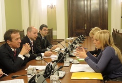 20 November 2013 The Chairperson of the Security Services Control Committee in meeting with the Head of the OSCE Mission to Serbia